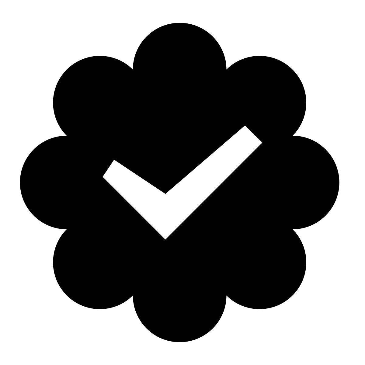 glyph neue style verified account icon