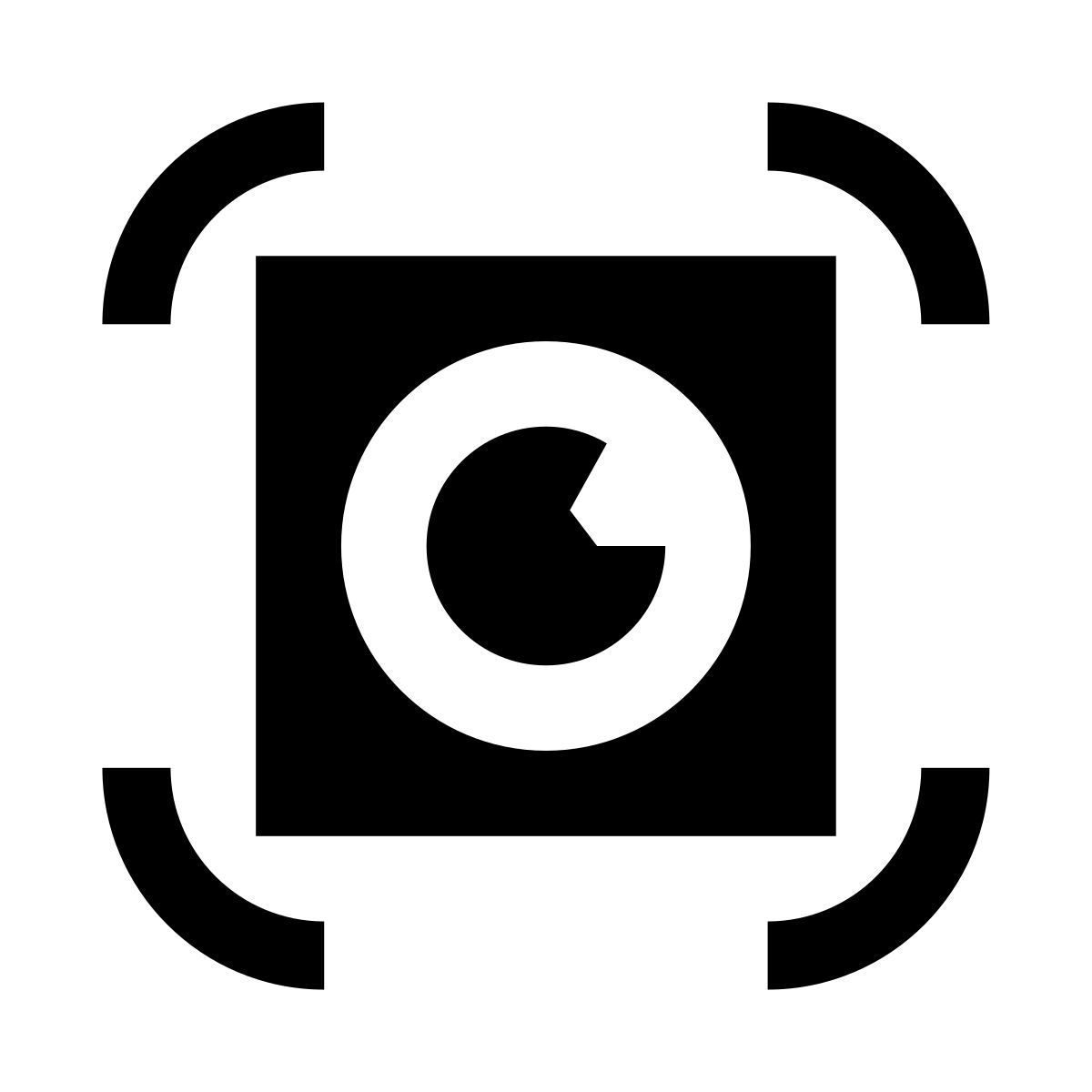 glyph neue style estabilização de vídeo icon
