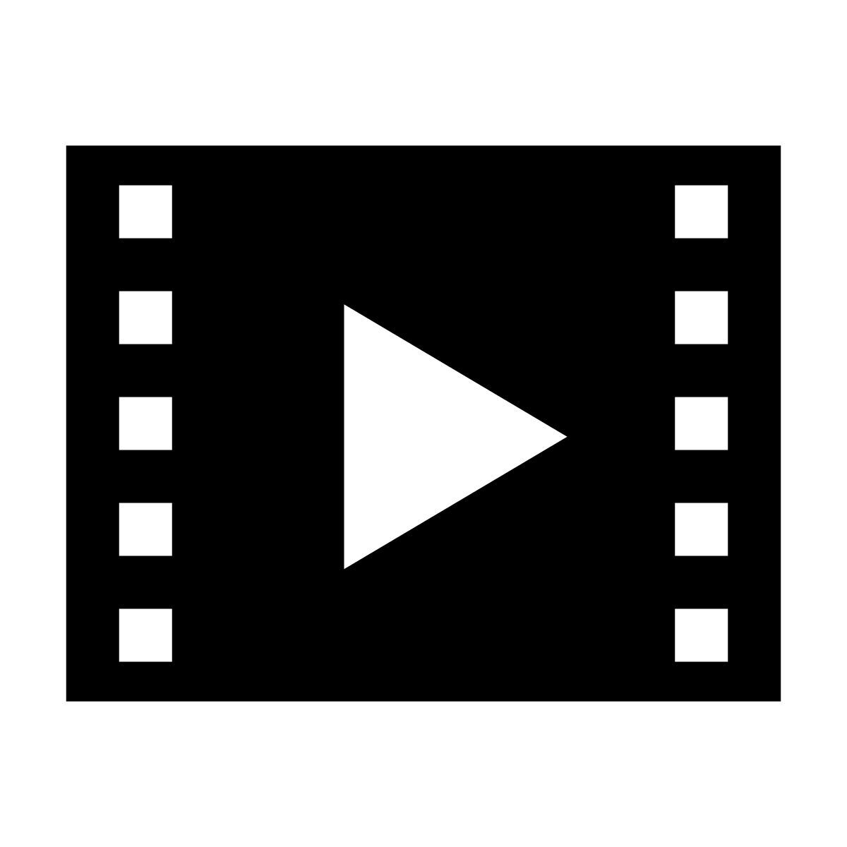 glyph neue style video icon