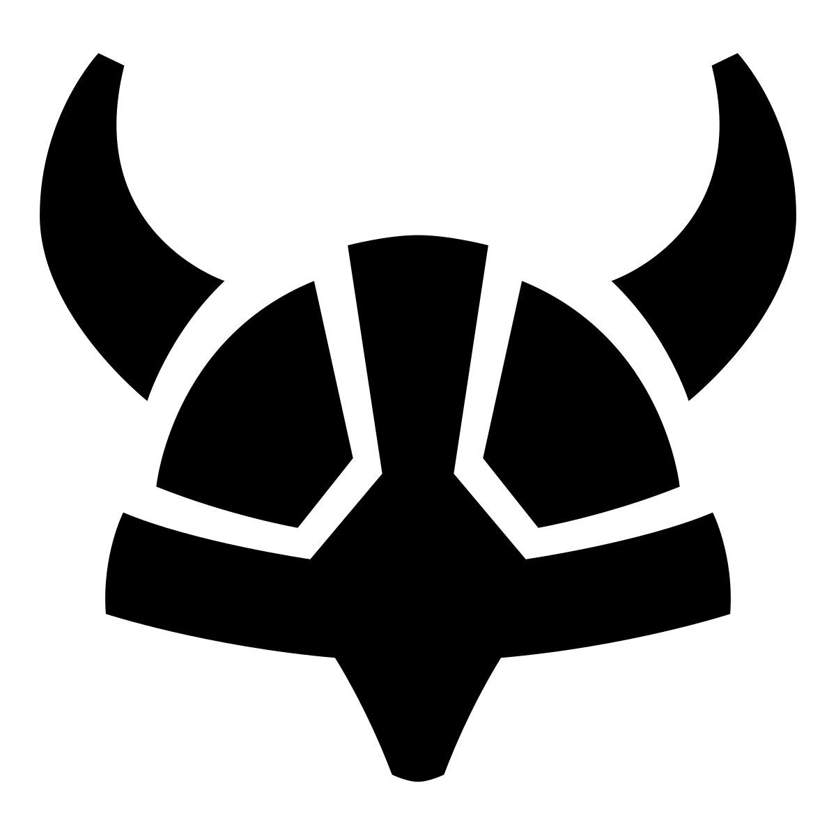 glyph neue style casco de vikingo icon