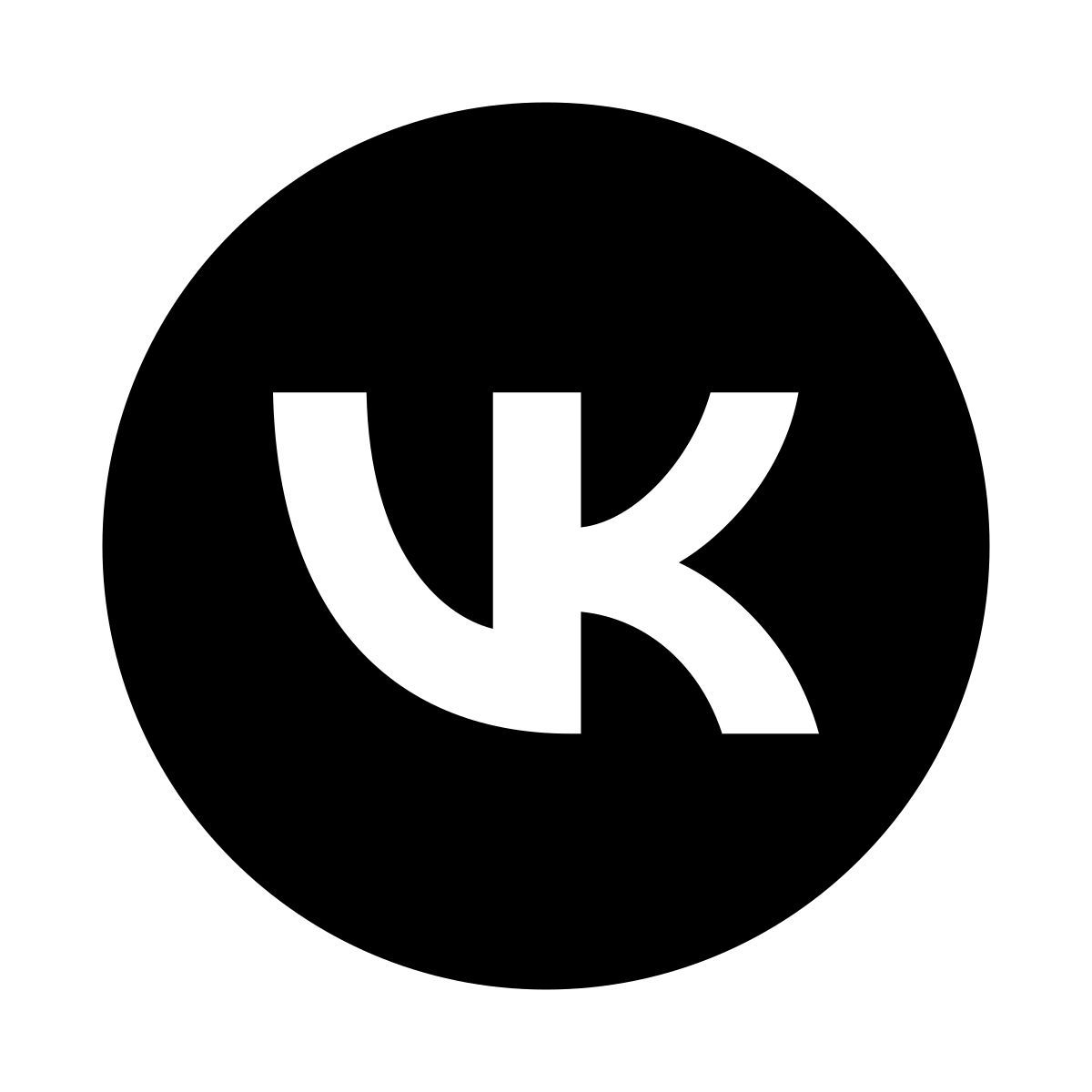 glyph neue style vk circled icon