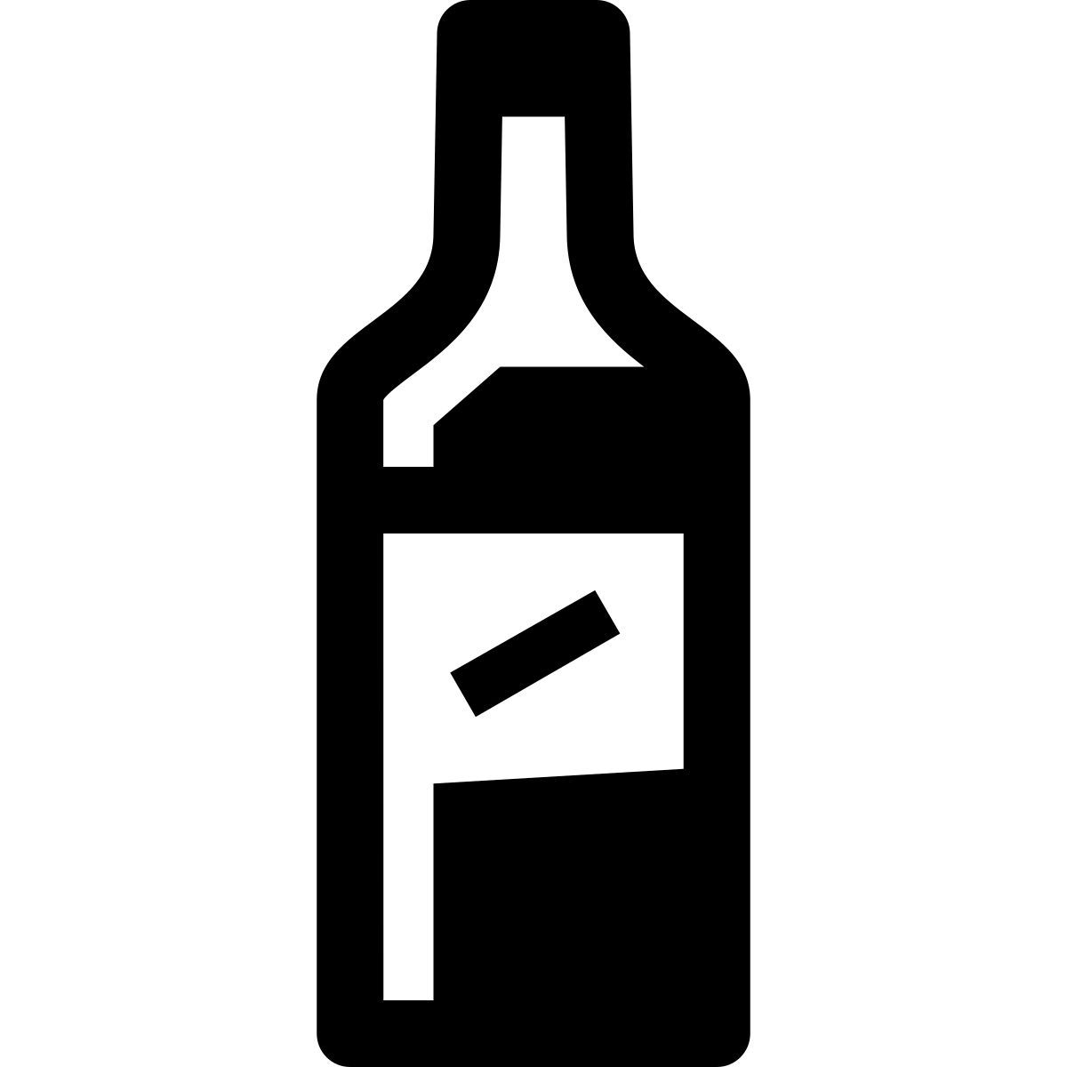 glyph neue style vodka icon