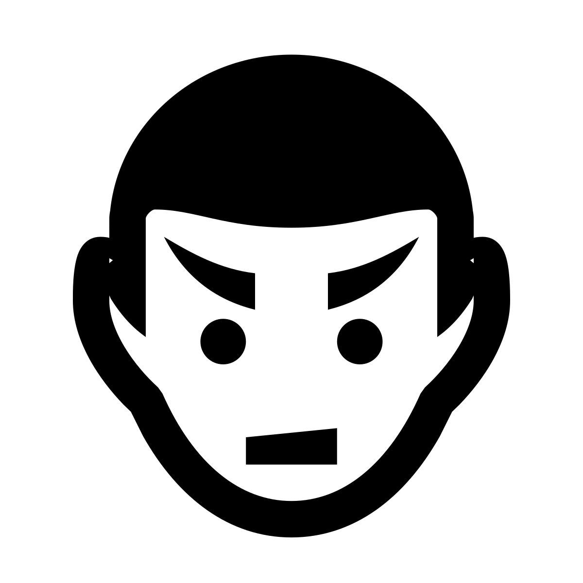 glyph neue style vulcain (star trek) icon