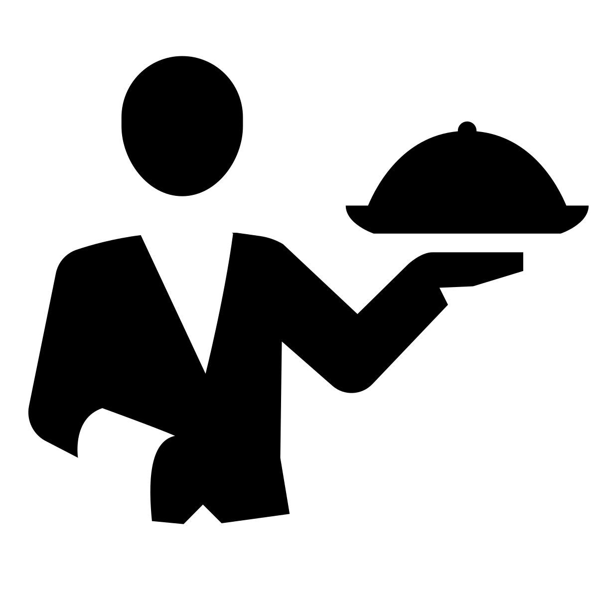 glyph neue style cameriere icon