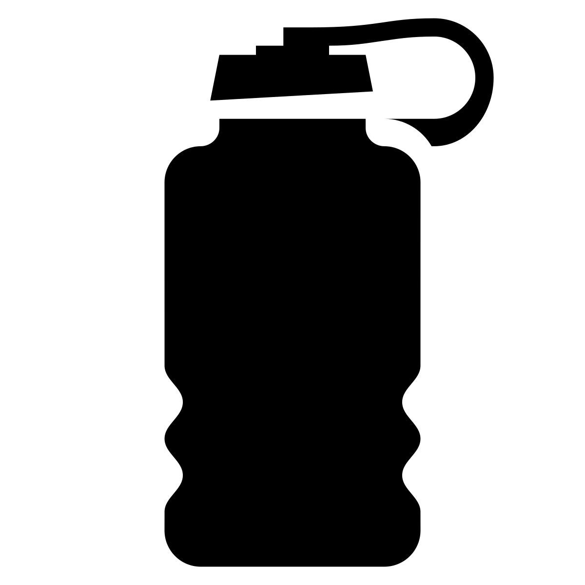 glyph neue style water bottle icon