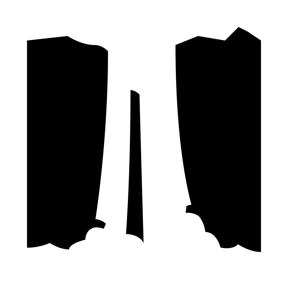 glyph neue style wasserfall icon