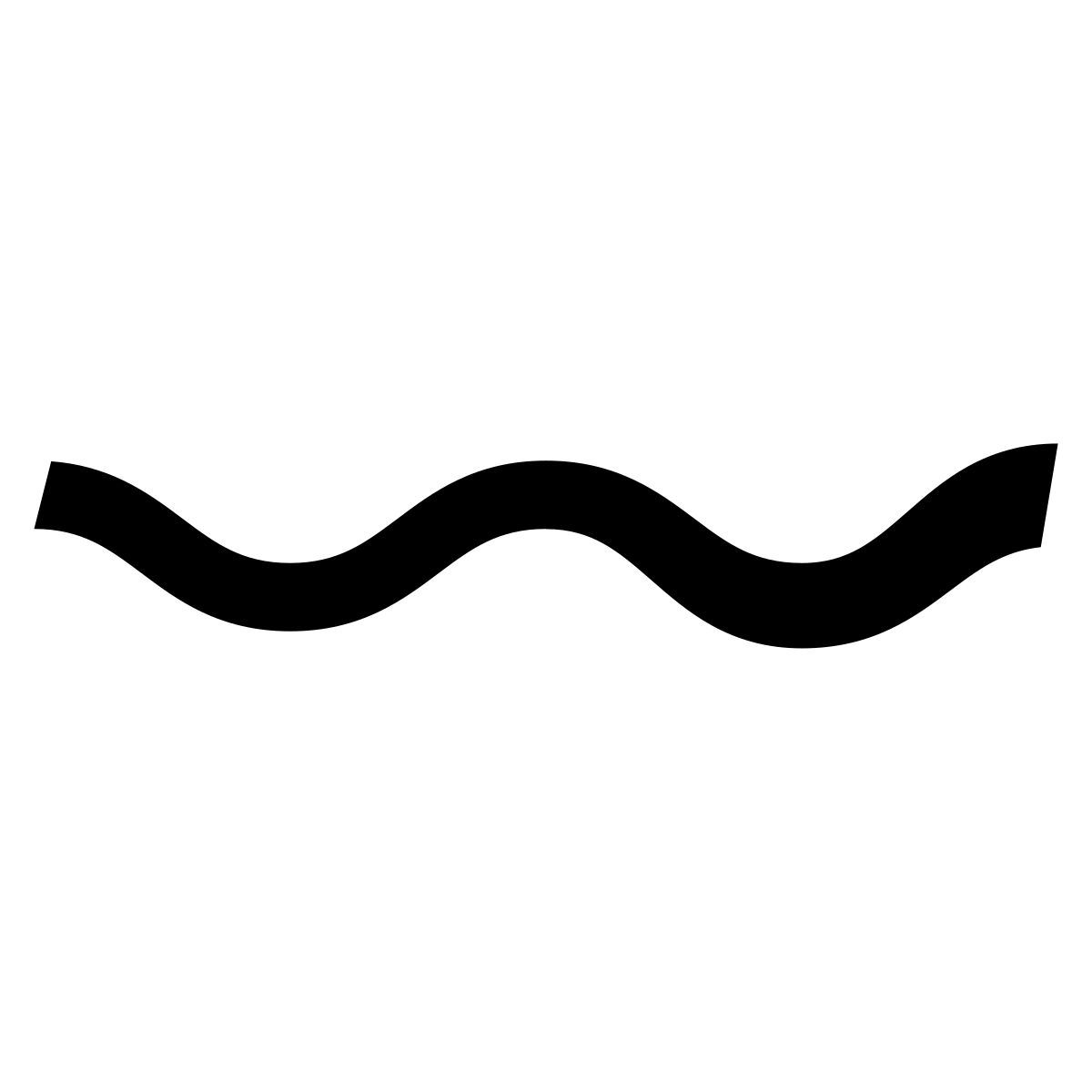 glyph neue style 물결 모양 선 icon