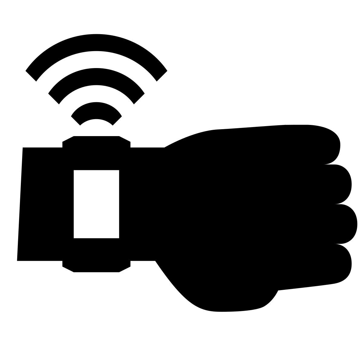 glyph neue style wearable technology icon