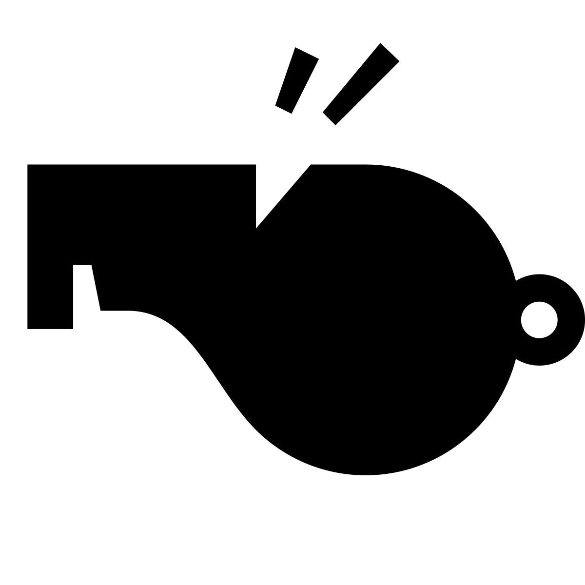 glyph neue style whistle icon