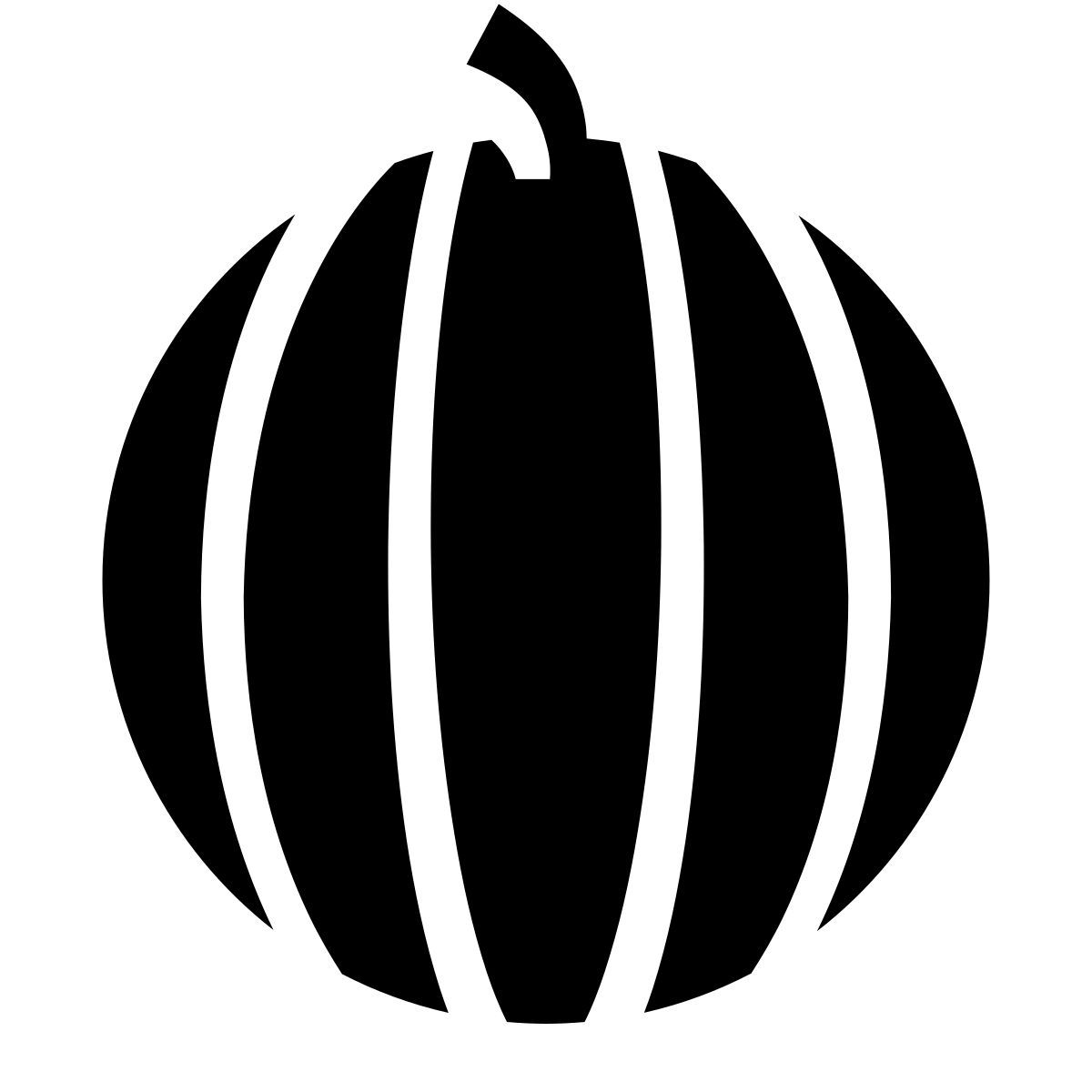 glyph neue style whole watermelon icon