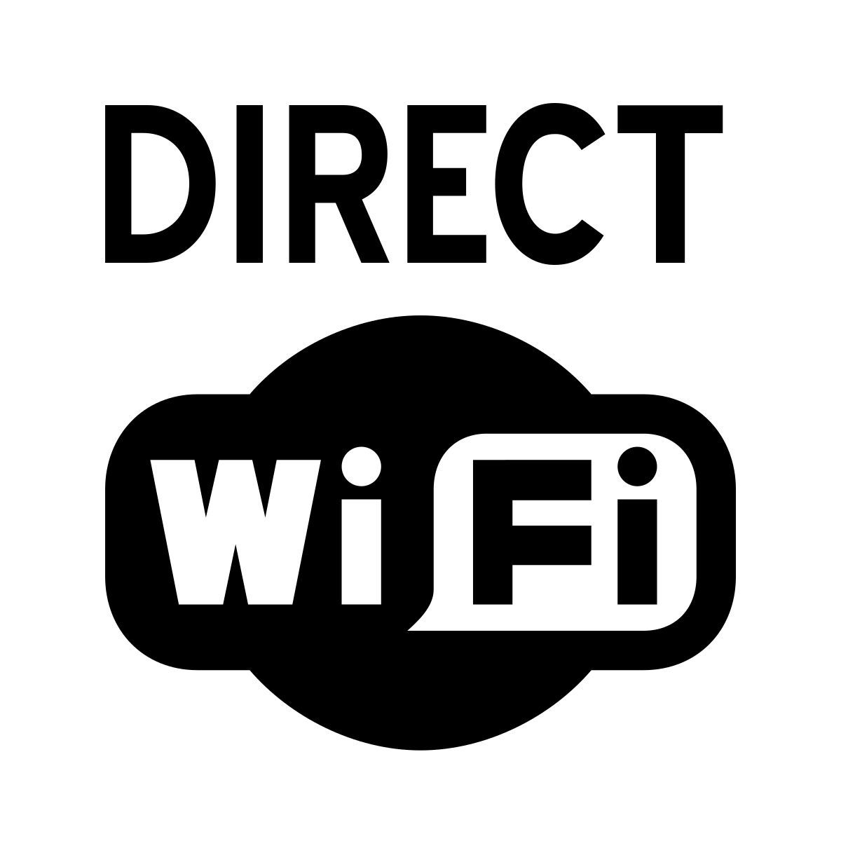 glyph neue style wi fi direct icon