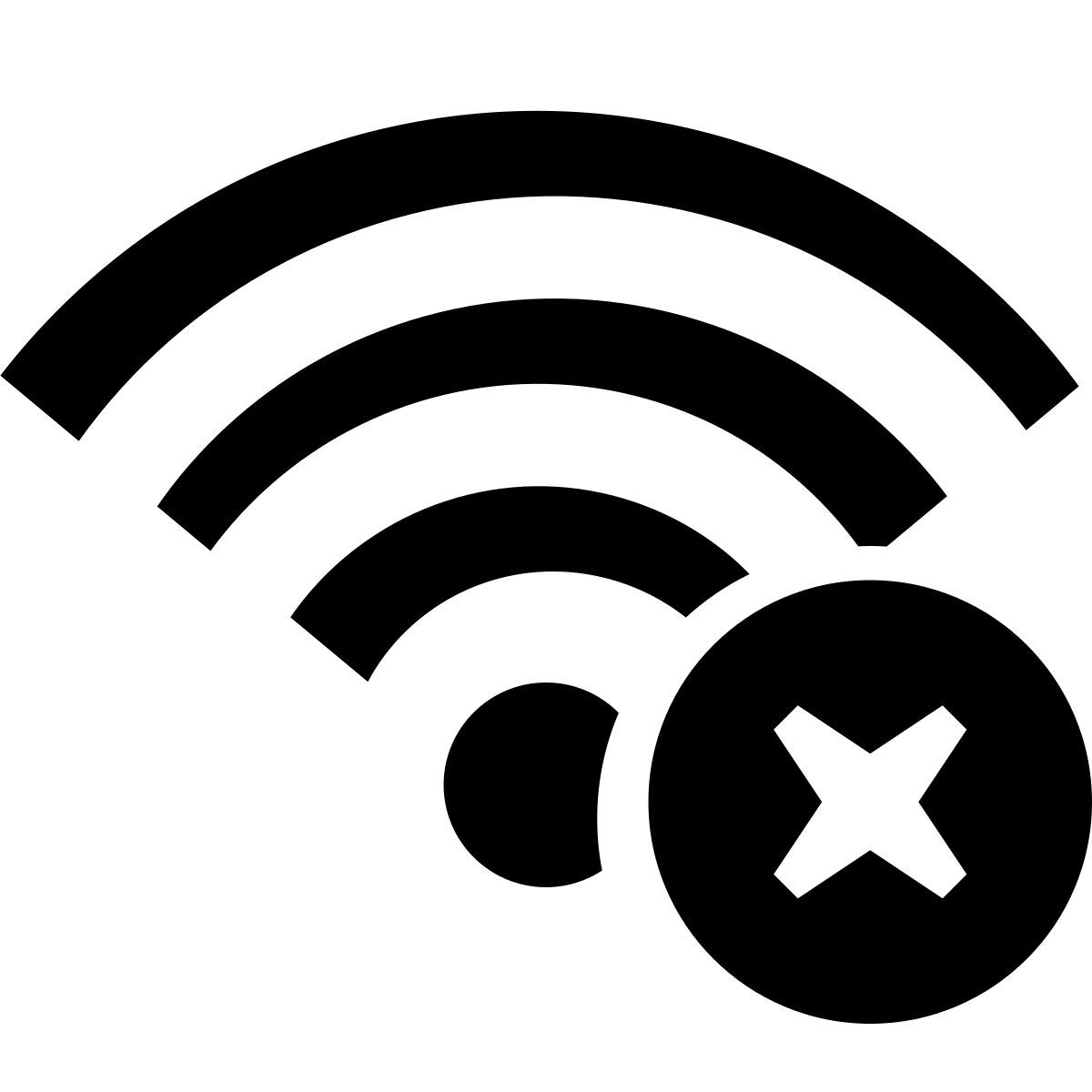 glyph neue style wi fi 연결 끊김 icon