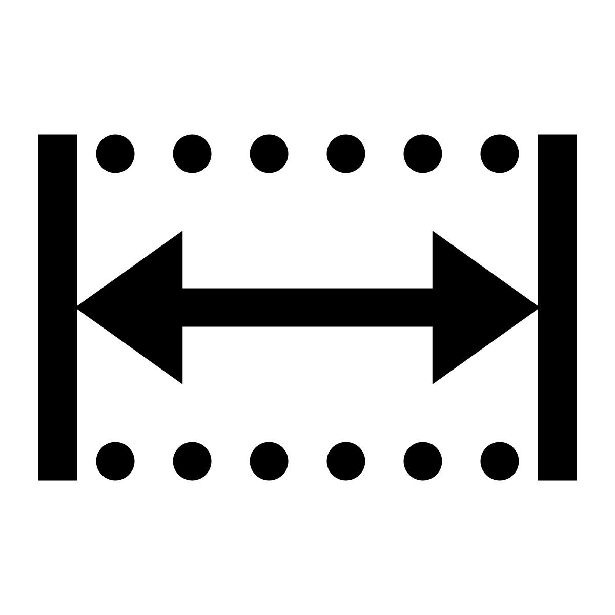 glyph neue style width icon