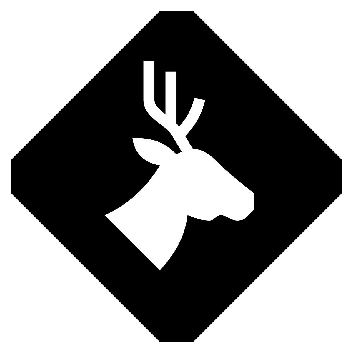 glyph neue style 야생 동물 로그인 icon