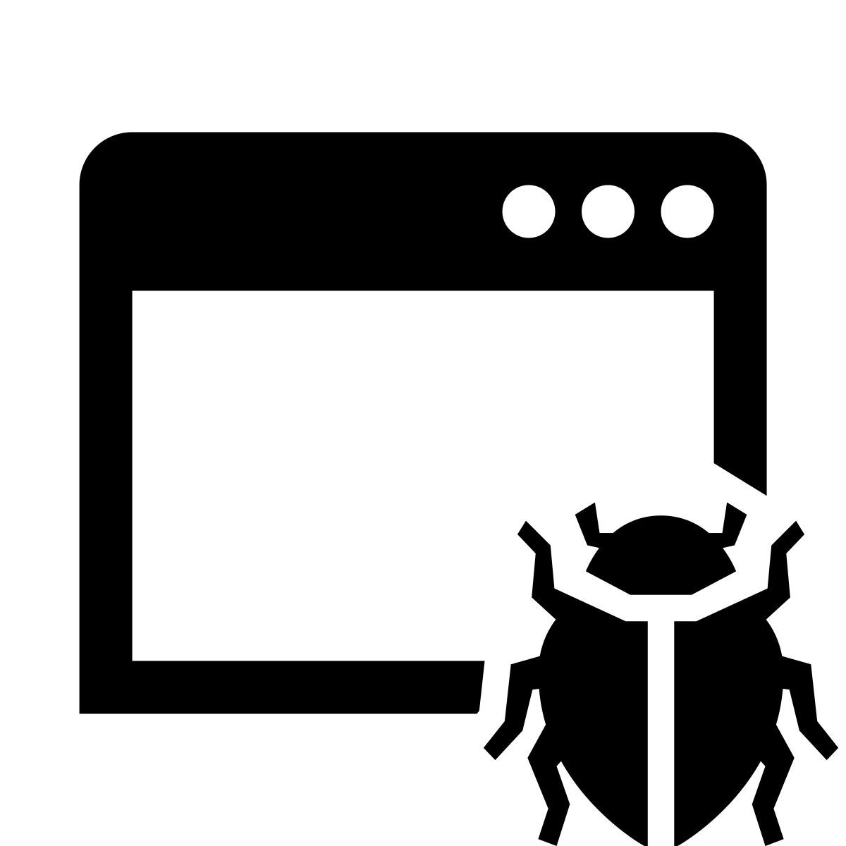glyph neue style fensterwanze icon