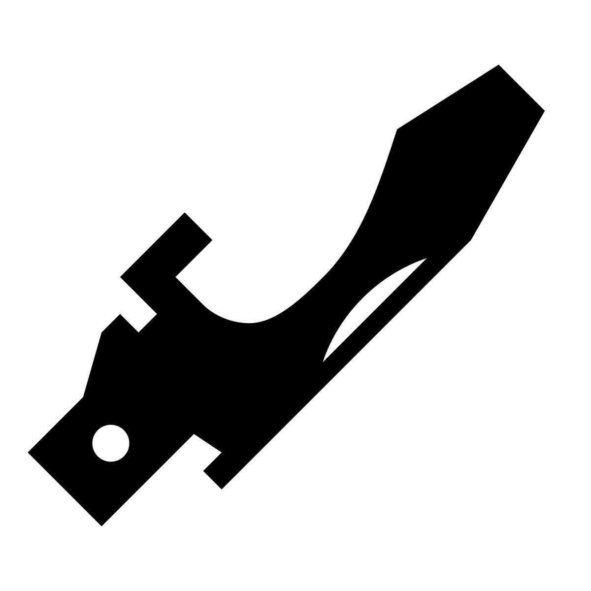 glyph neue style descascador de fios icon