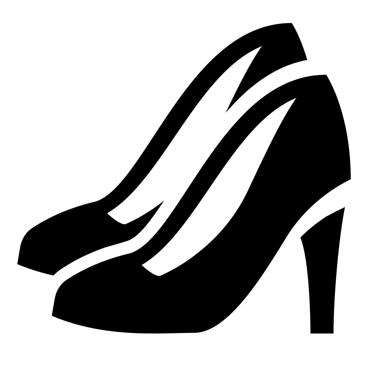 glyph neue style chaussures pour femmes icon