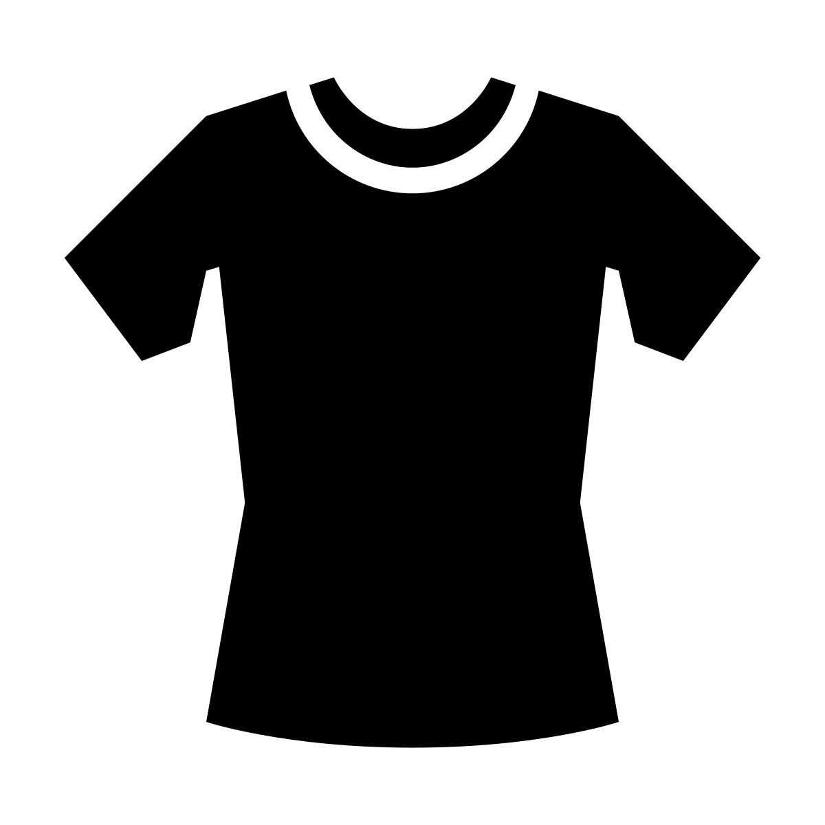 glyph neue style t shirt des femmes icon