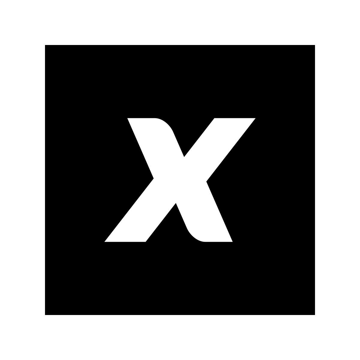 glyph neue style x coordinate icon
