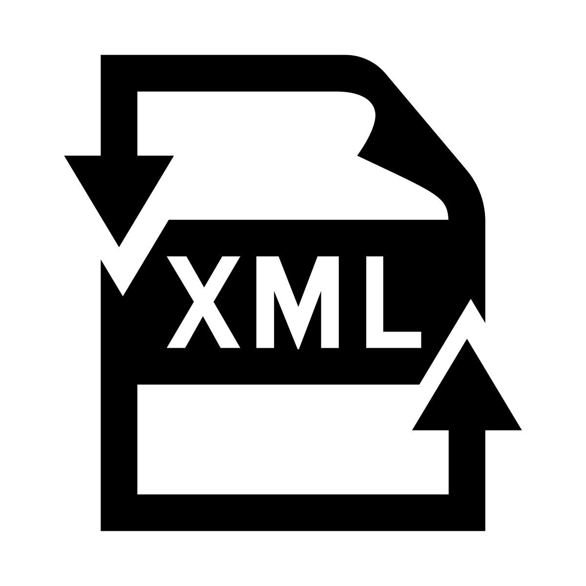 glyph neue style xml transformer icon