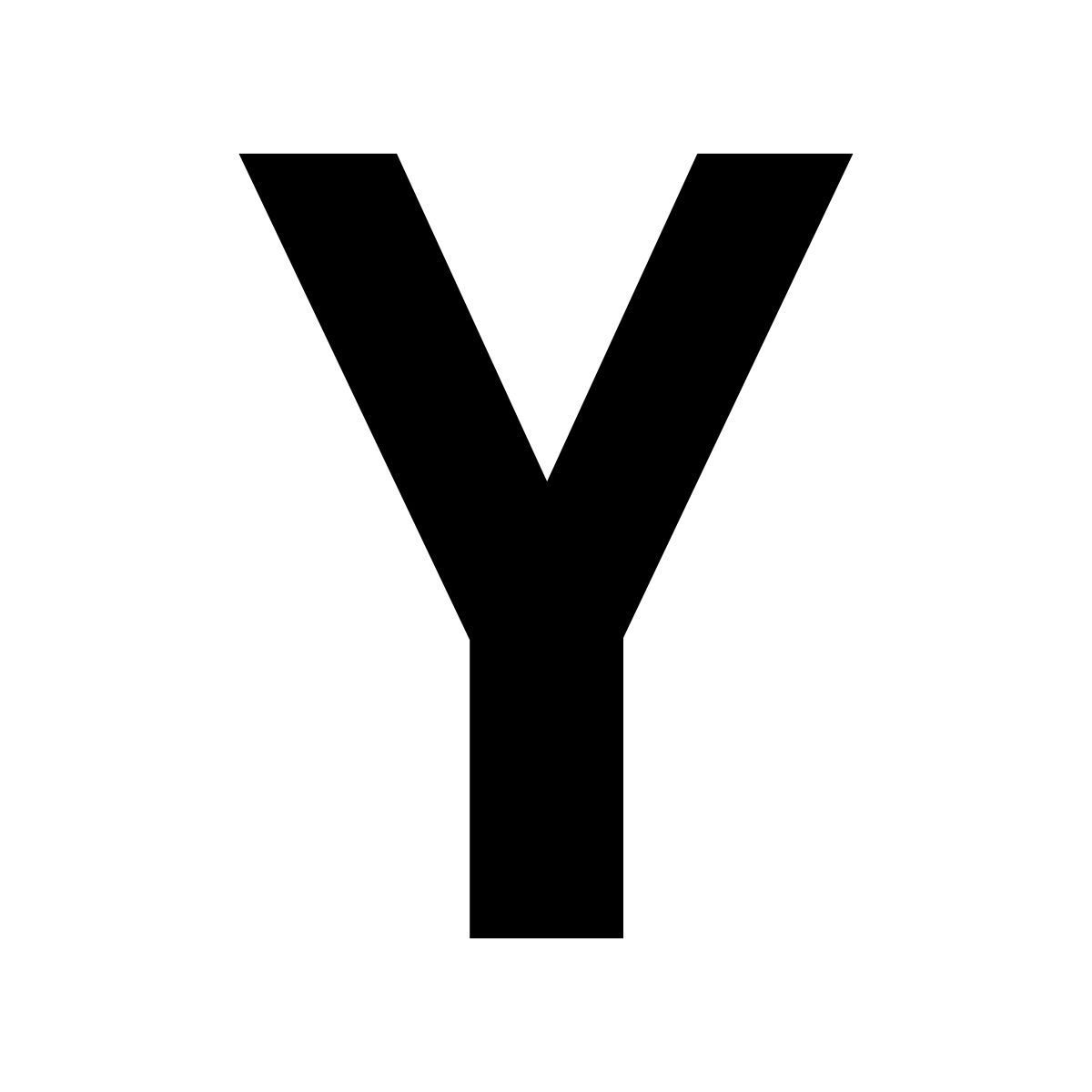 glyph neue style y icon