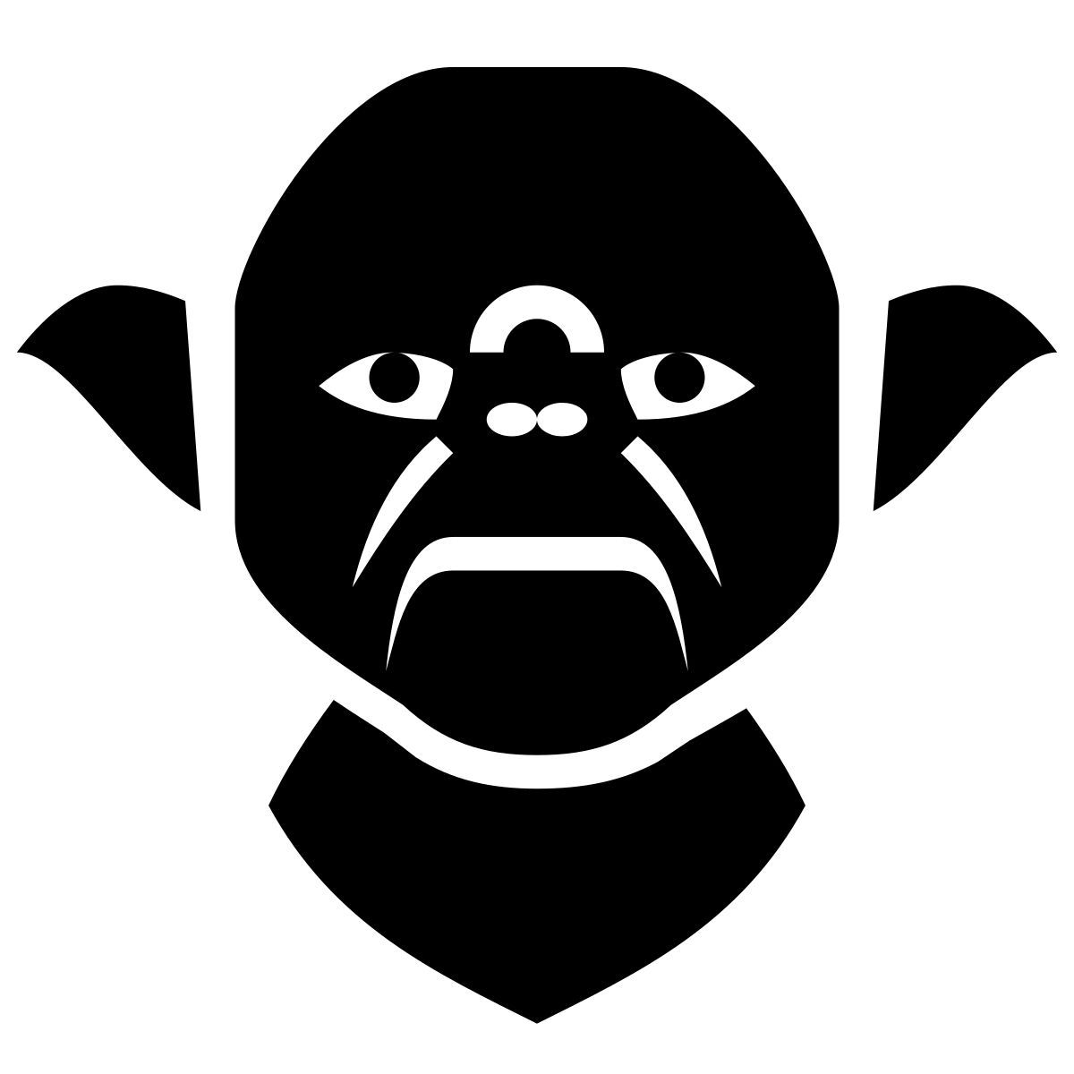 glyph neue style yoda icon
