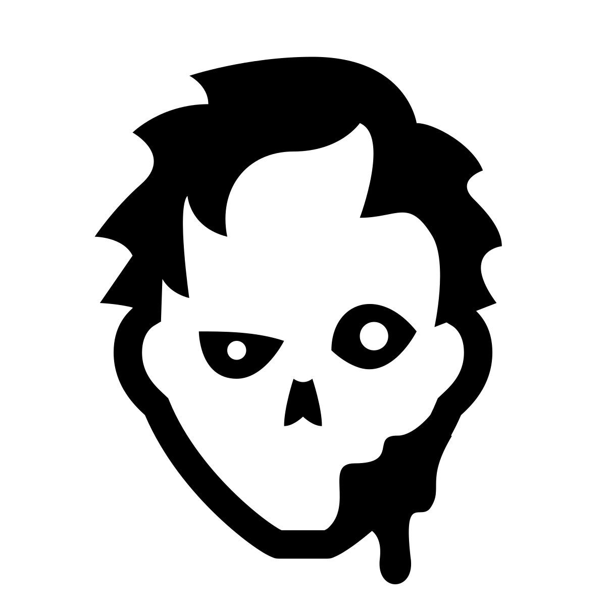 glyph neue style zombie icon