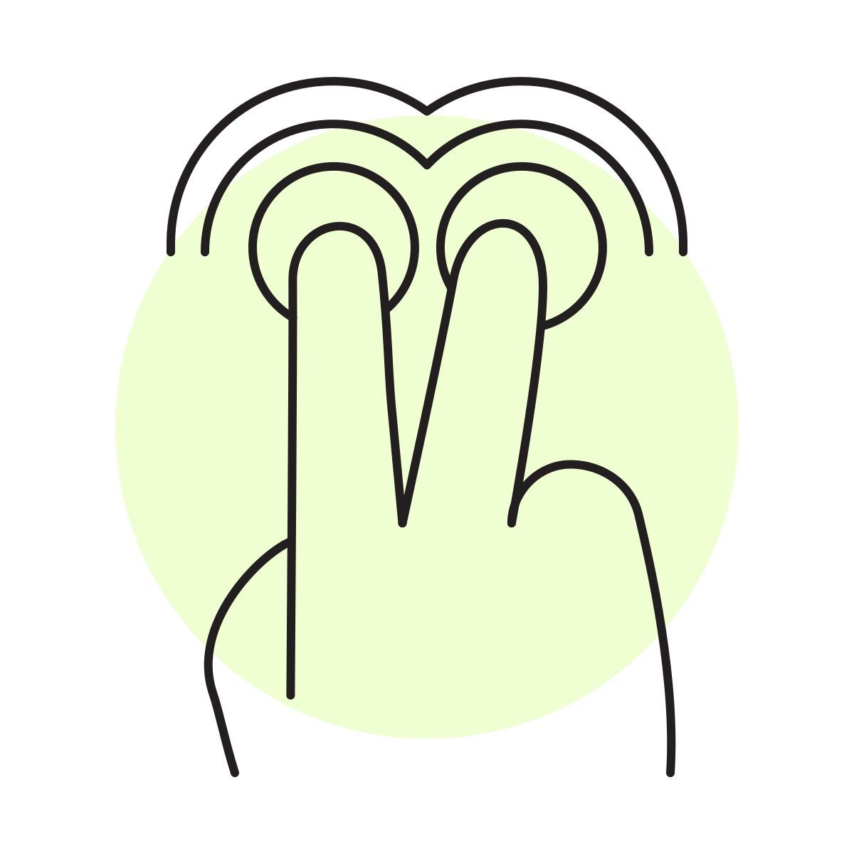 handsy style нажать двумя пальцами icon