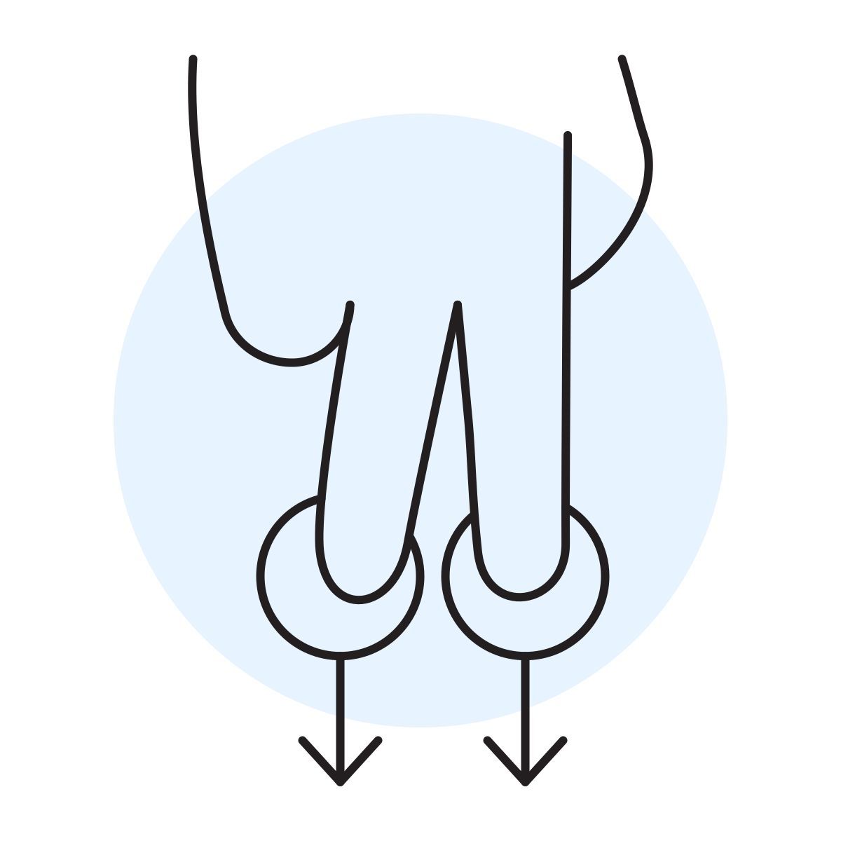 handsy style двумя пальцами вниз icon