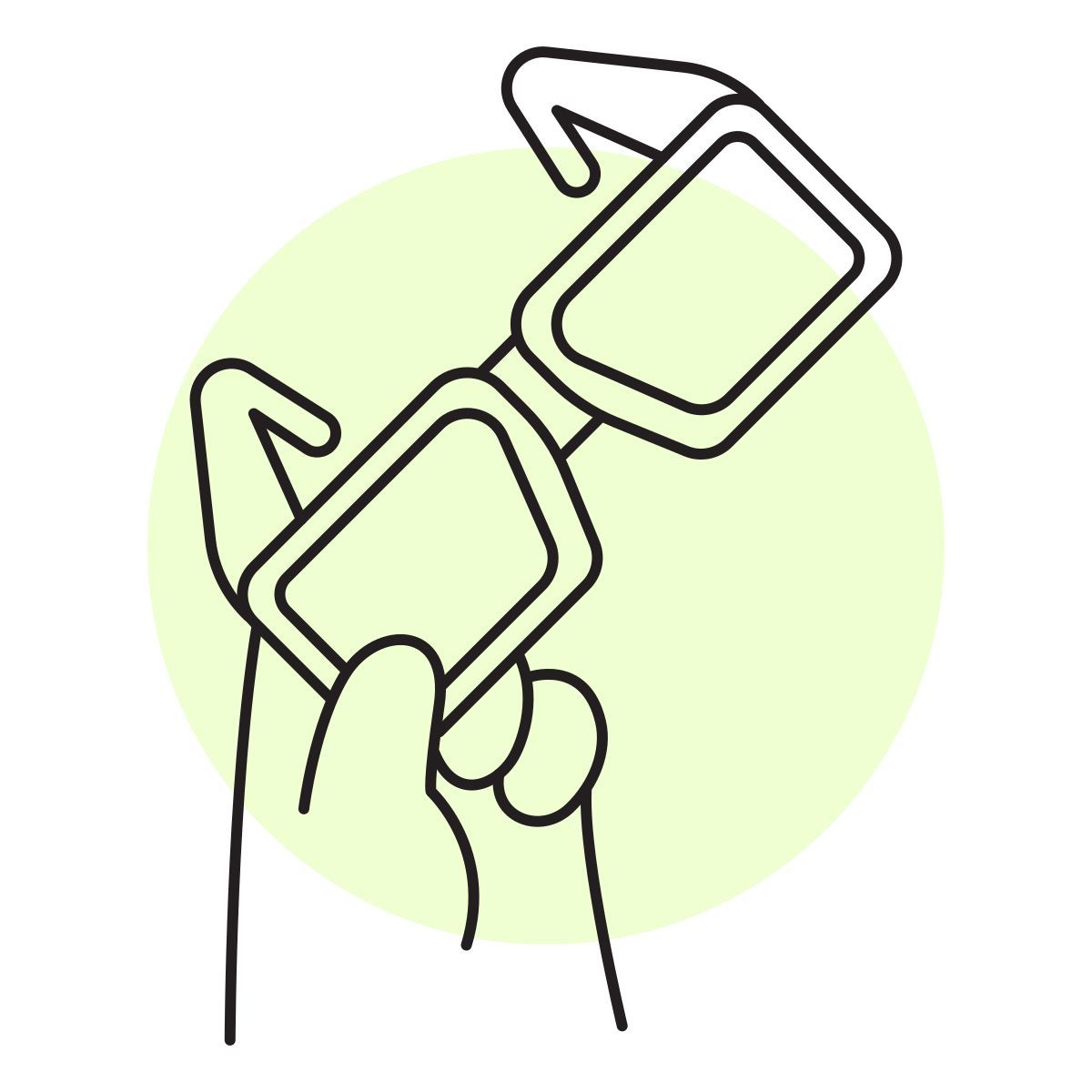 handsy style óculos 3d icon