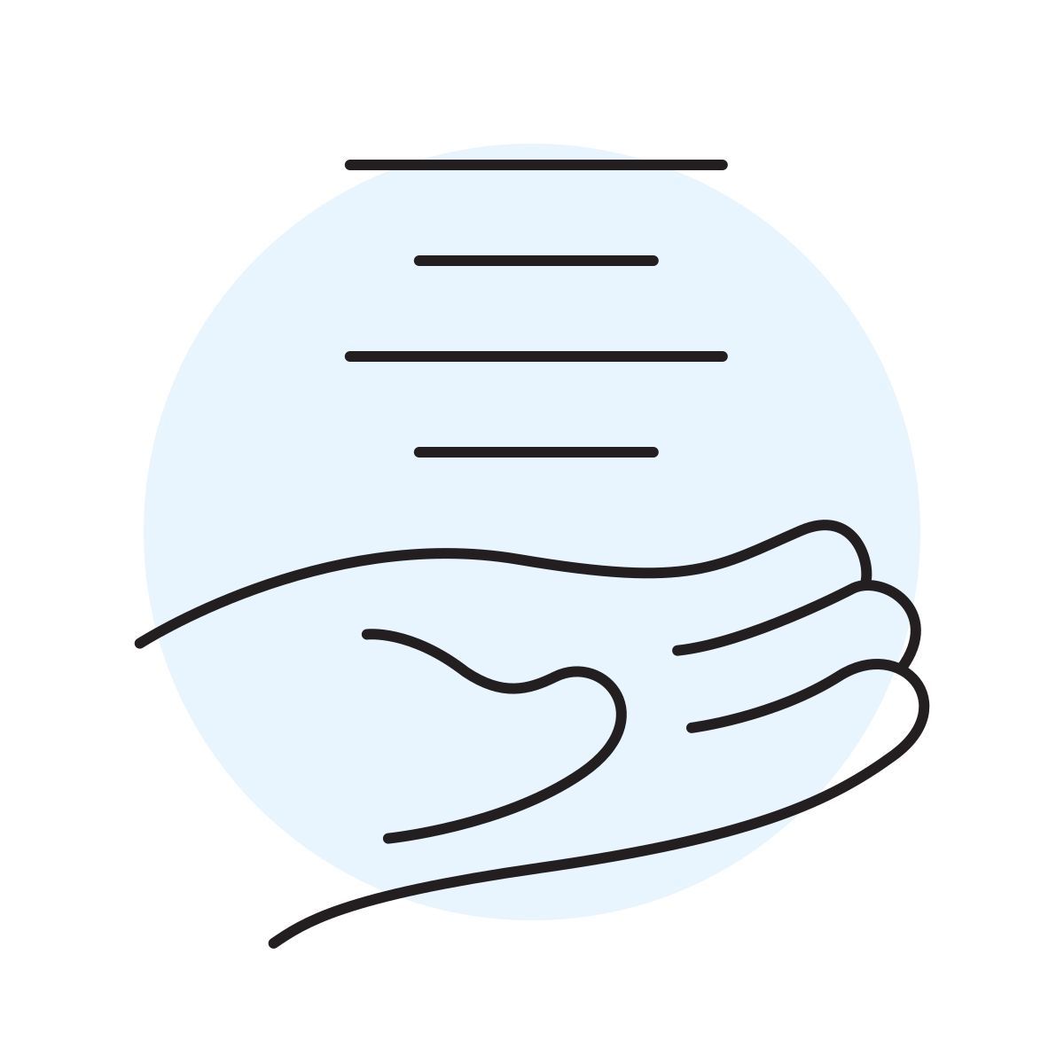 handsy style align center icon