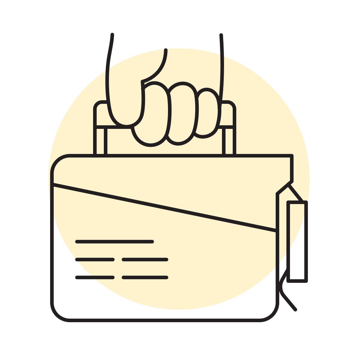 handsy style storage box icon