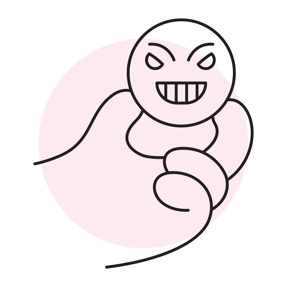 handsy style angry icon