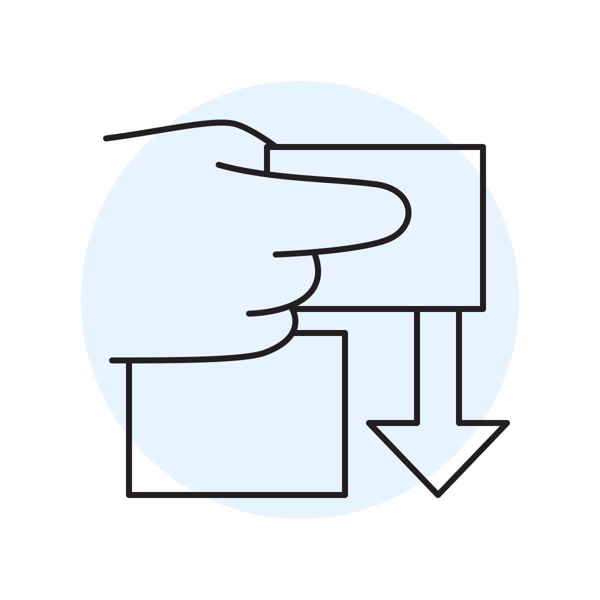 icon adjuntar clip handsy estilo