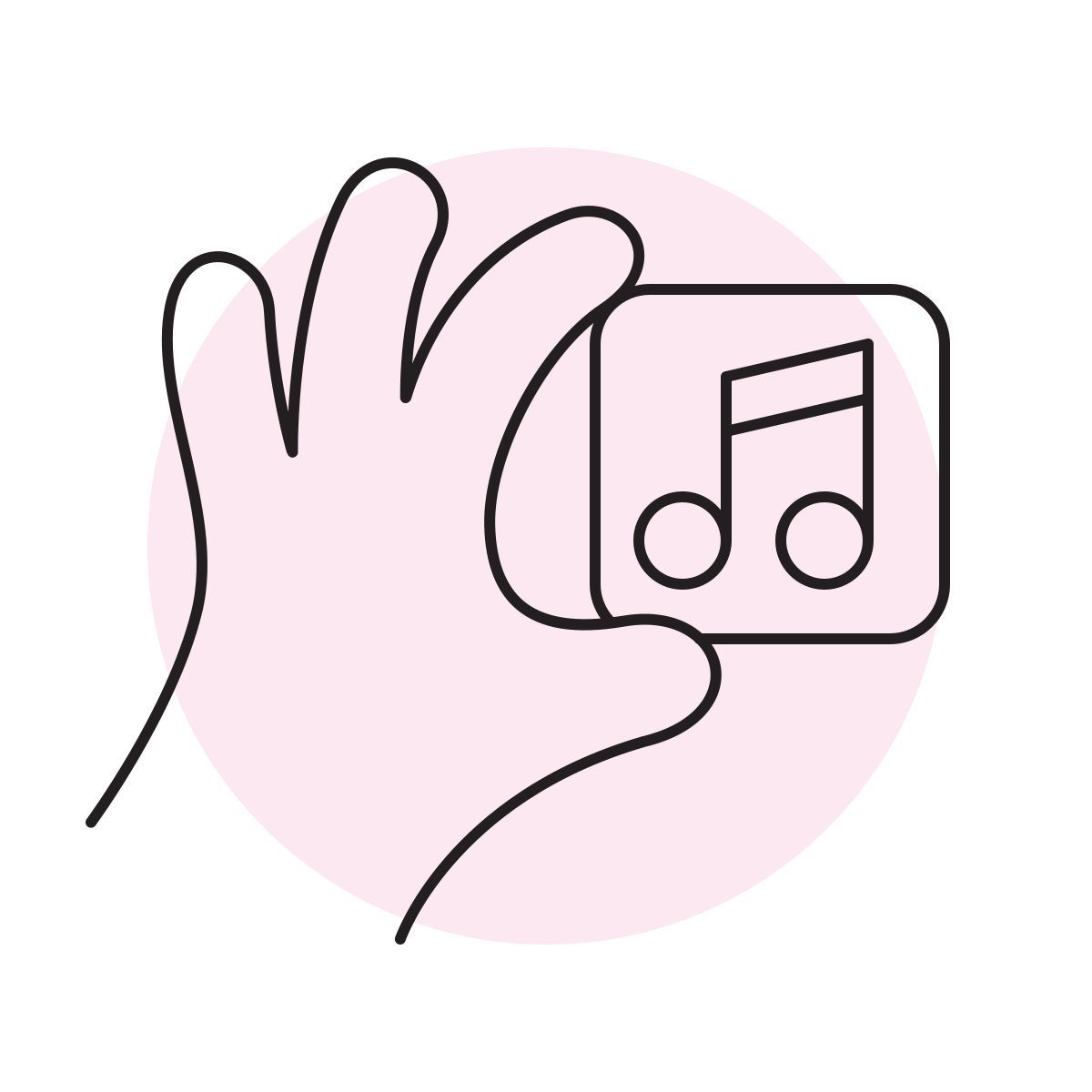 handsy style apple music icon