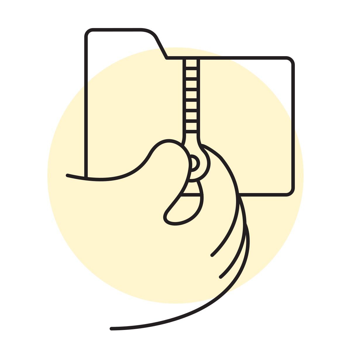 handsy style папка архив icon