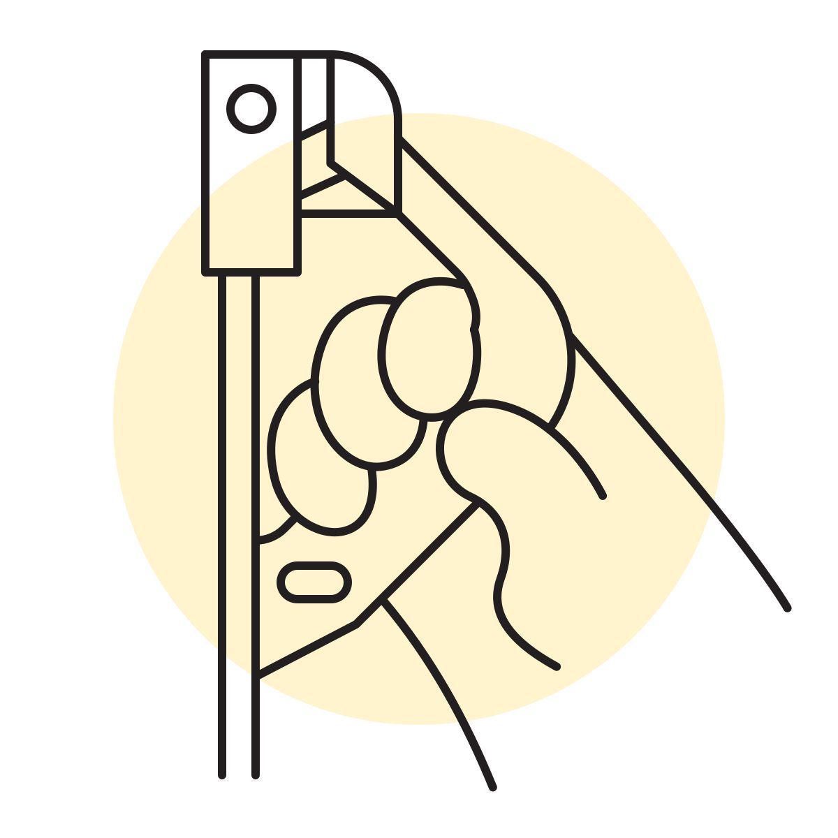 handsy style ascender icon