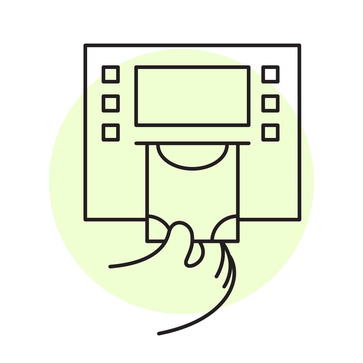 handsy style bancomat icon