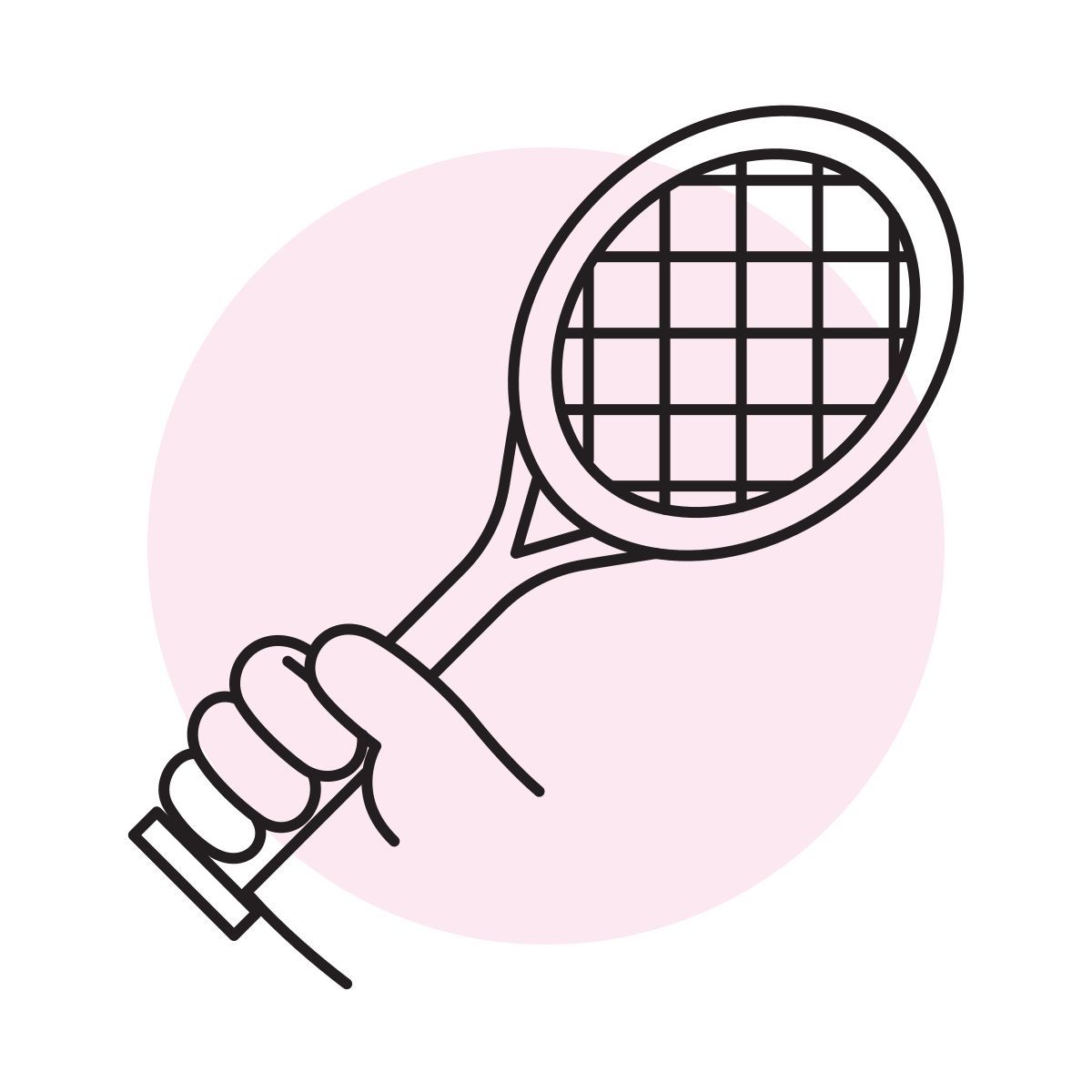 handsy style 배드민턴 라켓 icon