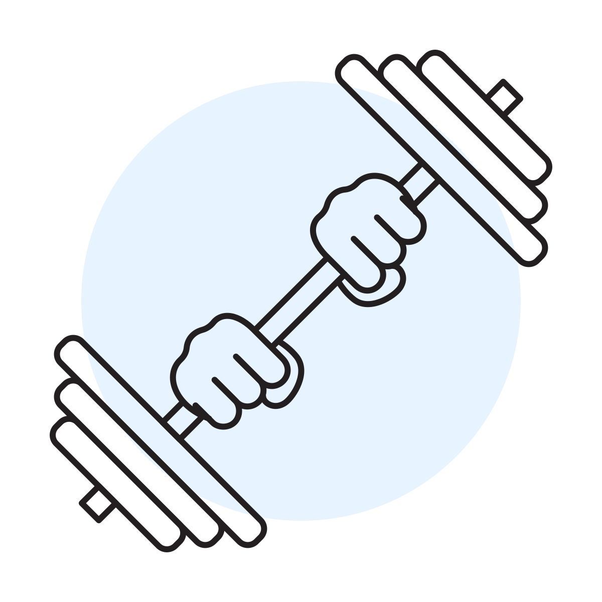 handsy style haltère icon