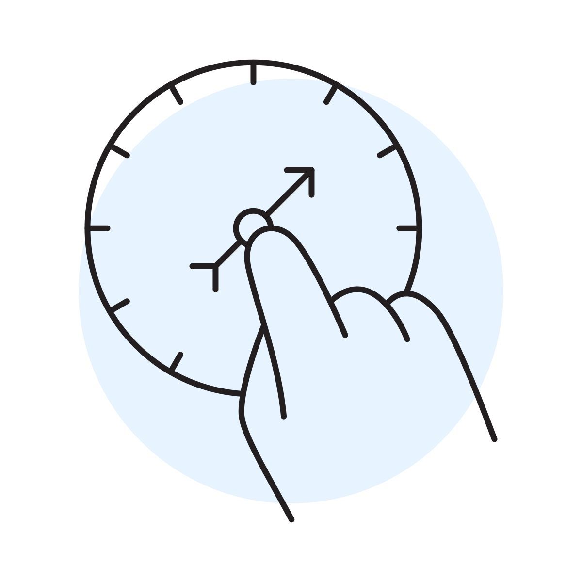 handsy style barometer messgerät icon