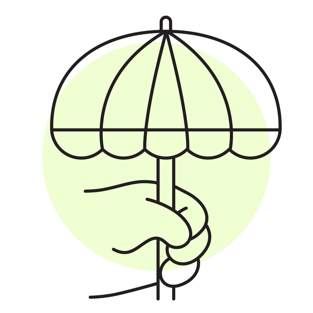 handsy style 沙滩伞 icon