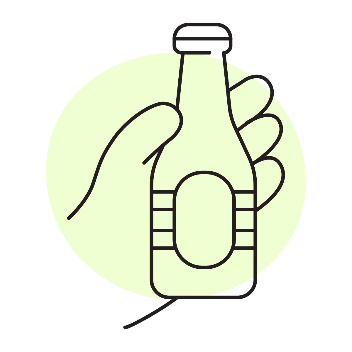 handsy style bottiglia di birra icon