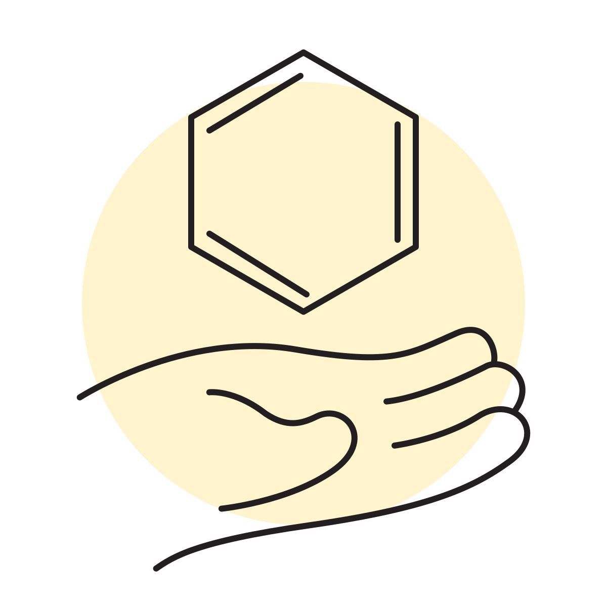 handsy style benzolring icon