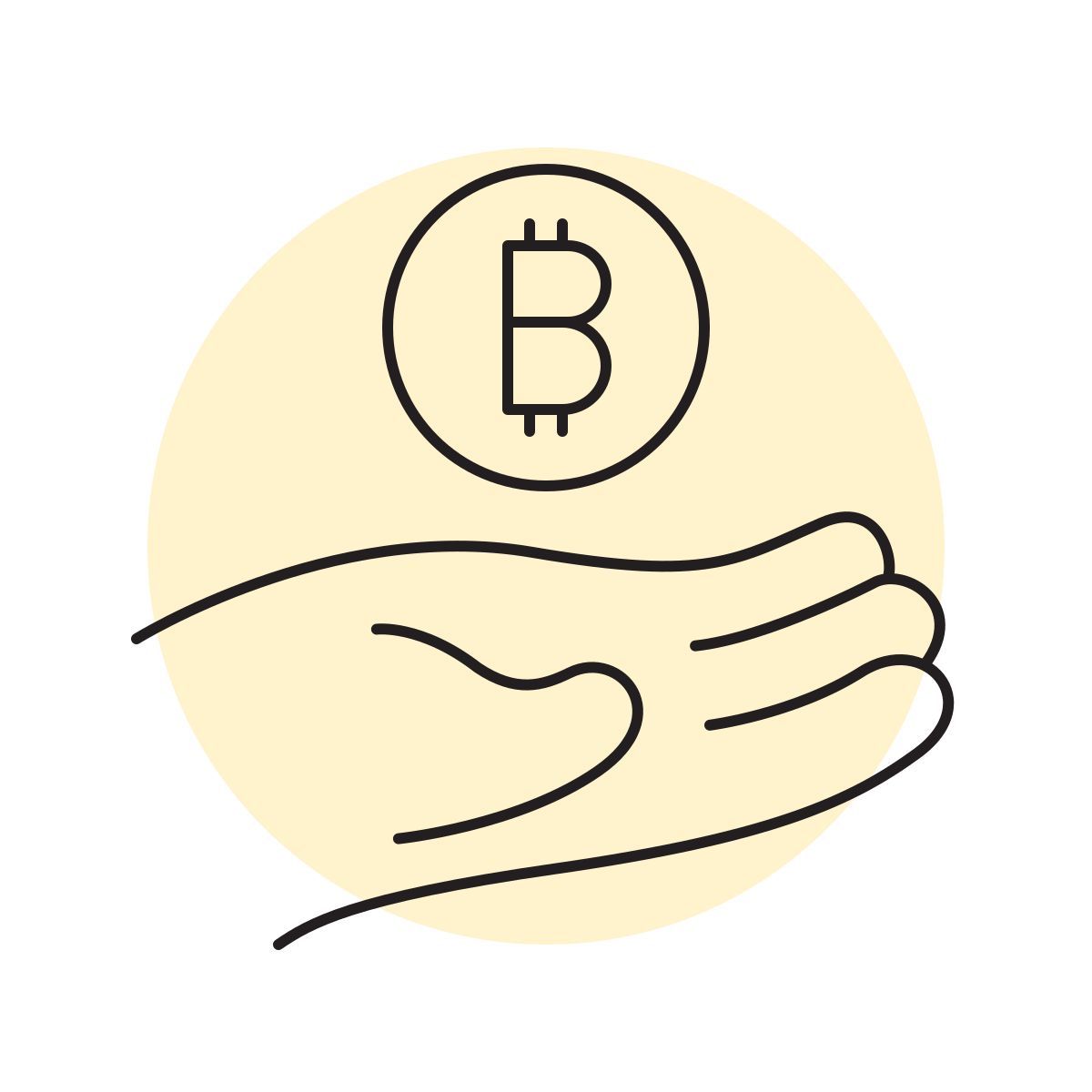 handsy style bitcoin akzeptiert icon