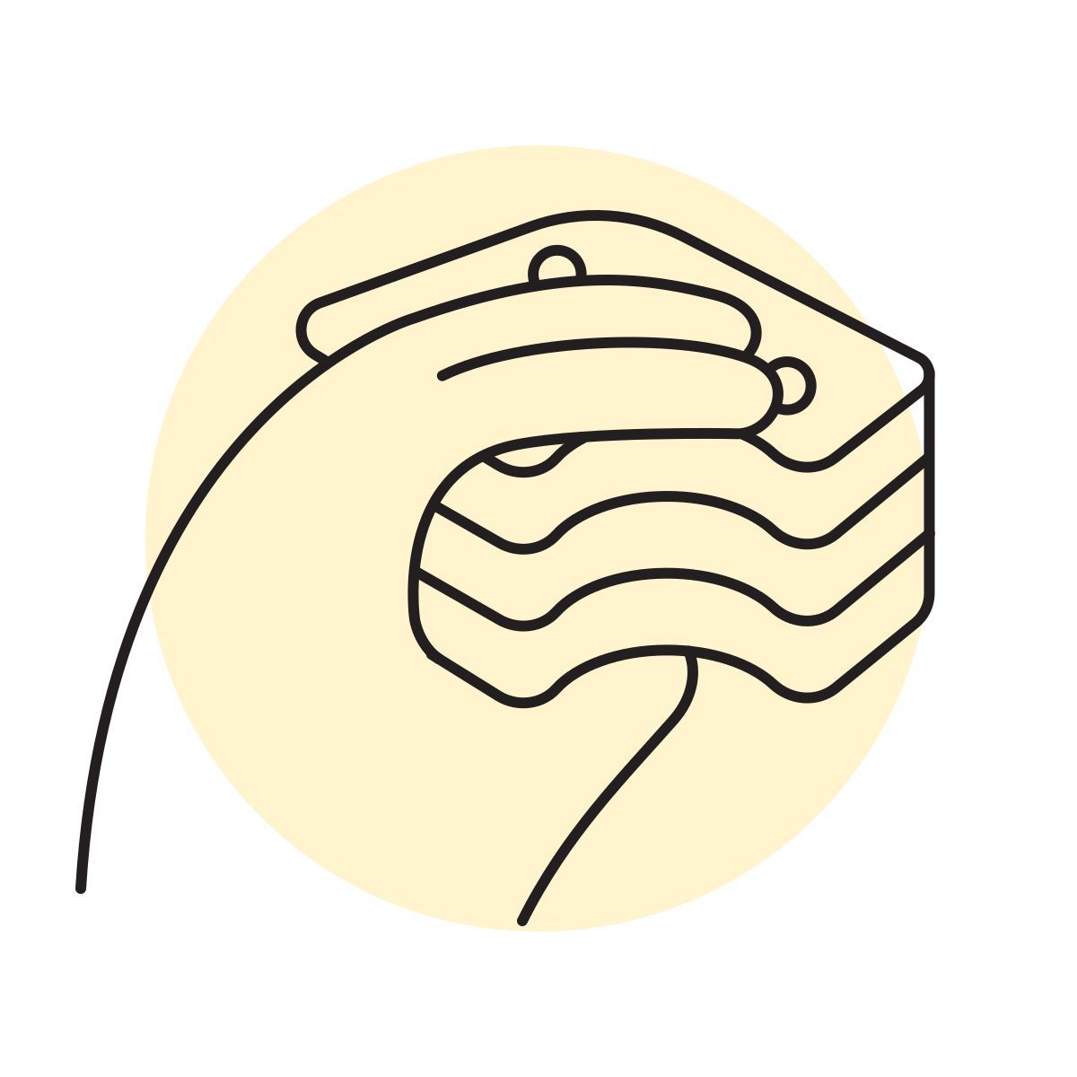 handsy style pergunte sanduíche icon