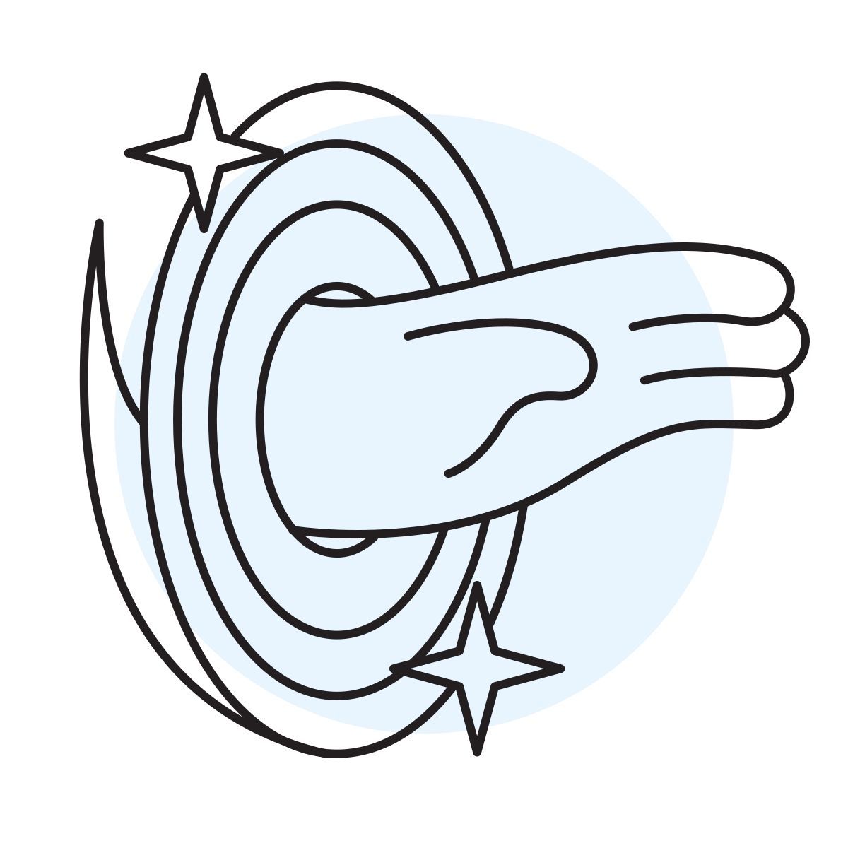 handsy style galaxy icon