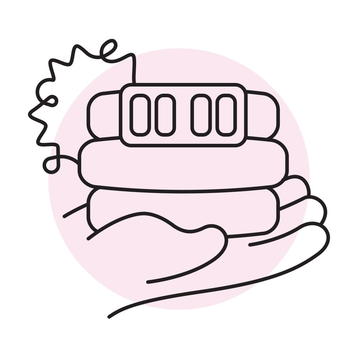 handsy style bombe mit timer icon