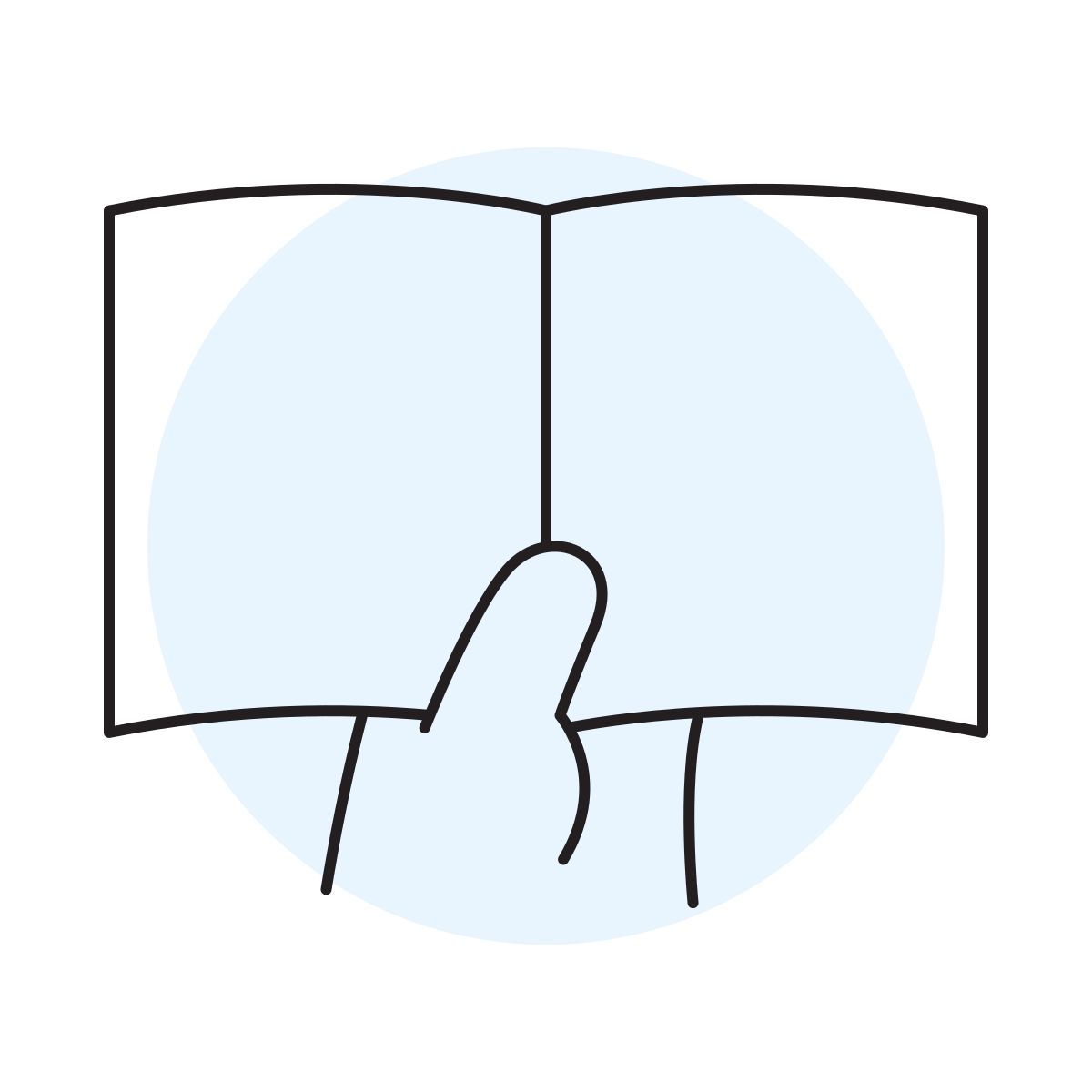 handsy style lesezeichen icon