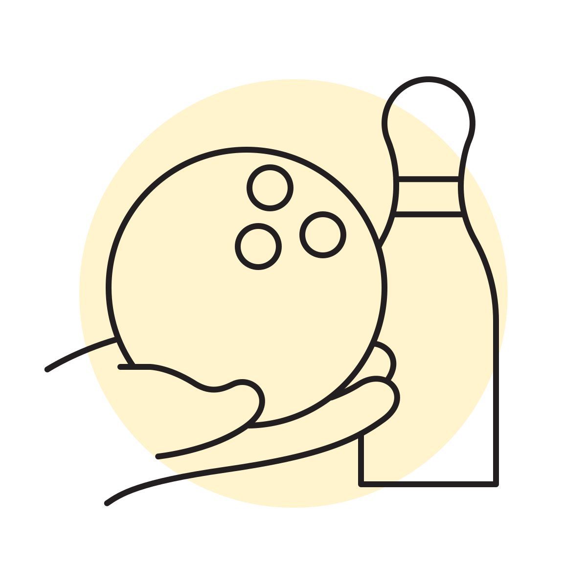 handsy style bowling icon